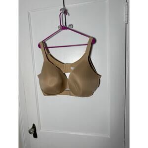 Cacique Lightly Lined Full Coverage Supportive Comfortable Beige Bra Plus 54 DD